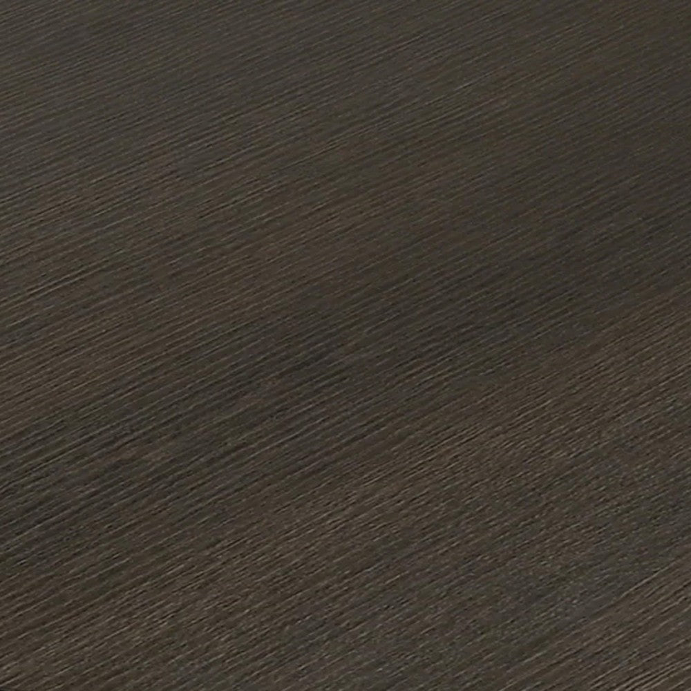 Elaya Nightstand w 2 Drawers | Black Metal | Weathered Gray Wood BM338388