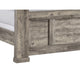 Elaya Queen Panel Bed | Arched Crown Headboard | Weathered Gray Wood BM338391