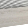 Cuzzy Full Platform Bed w Panel Headboard | Low Profile White Wood BM338395