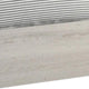 Cuzzy Full Platform Bed w Panel Headboard | Low Profile White Wood BM338395