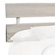 Cuzzy Queen Platform Bed w Panel Headboard | Low Profile White Wood BM338397