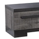 Ruthe TV Stand Media Console w 2 Drawers | Shelves | Black Gray Wood BM338407