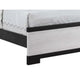 Ruthe King Panel Bed w Horizontal Trim Lines | White Grained Wood BM338414
