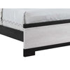 Ruthe Queen Panel Bed w Horizontal Trim Lines | White Grained Wood BM338415