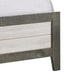 Ruthe Low Profile Queen Panel Bed w Built-In Lights | Ash Gray Wood BM338416