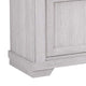 Leya TV Stand Media Cabinet | 2 Doors | 2 Shelves | Cable Cut Gray Wood BM338417