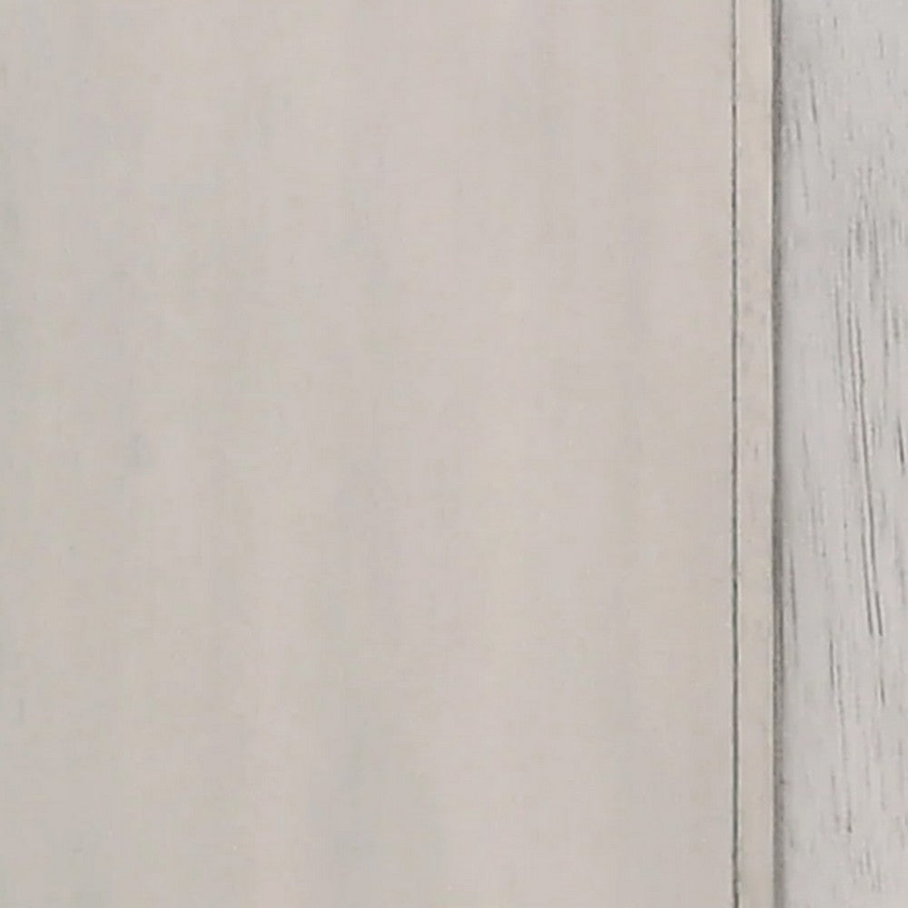 Sawz Nightstand w 3 Drawers | Charcoal Plank Top | Light Gray Wood BM338418