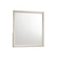Charie Wide Dresser and Mirror Set | 6 Drawers | Tapered Legs | White Wood