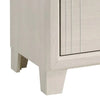 Charie Tall Dresser Chest w 4 Drawers | Tapered Feet | White Wood BM338425