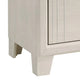 Charie Tall Dresser Chest w 4 Drawers | Tapered Feet | White Wood BM338425