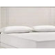 Charie Queen Bed w Panel-Style Headboard | Tapered Legs | White Wood BM338428
