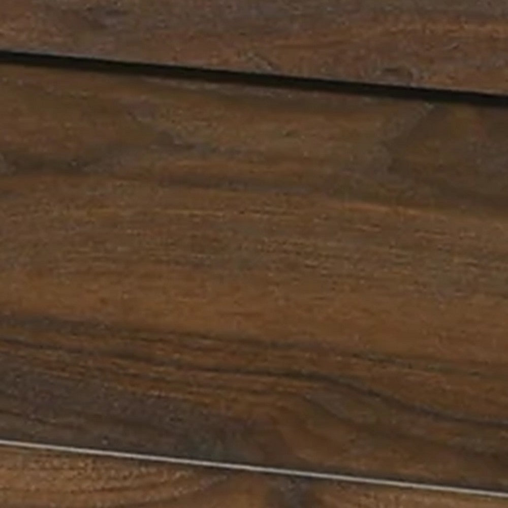 Shannon Twin Bed w Nailhead Trim | Ivory Fabric on Cherry Brown Wood BM338432