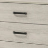 Meni Tall Dresser Chest | 5 Drawers | Metal Handles | Scandinavian White BM338436