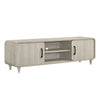 Meni TV Media Entertainment Stand | Shelves | 71’’ Scandinavian White BM338437