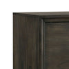 Jeni TV Media Console | Sliding Doors | 2 Drawers | Rustic Dark Gray BM338441