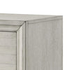 Jeni Nightstand | 2 Drawers | Chrome Handles | Rustic White Mist BM338443
