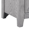 Bix Nightstand | 2 Dovetail Drawers | Bronze Handles | Light Gray BM338457