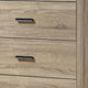 Tily Tall Dresser Chest | 4 Drawers | White Faux Stone Top | Brown BM338463