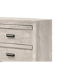 Velz 2pc Dresser and Mirror Set | 6 Drawers | Finger Pull Handles | Beige