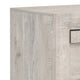 Velz Nightstand | 2 Drawers | Metal Finger Pull Handles | Weathered Beige