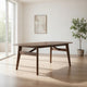 Cid Estele Dining Table | Wenge Brown Solid Wood | Rectangular 95"