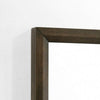 Cid Mizo Dresser Mirror | Cherry Oak Brown Wood Veneer | Sleek Frame | 40x42 BM338524