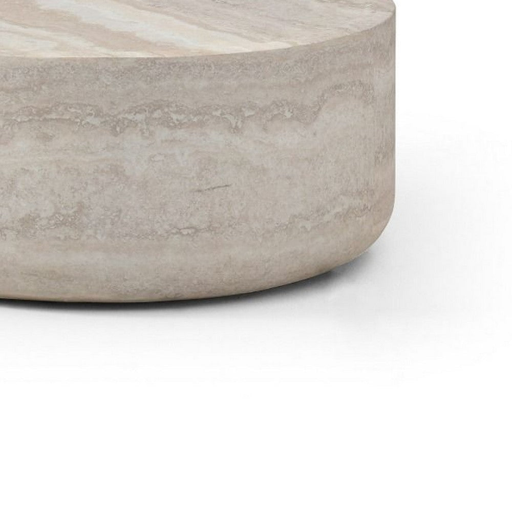 Cid Bena Coffee Table Set of 3 | Beige Travertine Sculptural Design BM338527