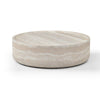 Cid Bena Large Coffee Table | Beige Travertine Sculptural Design | 43’’ BM338528