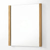 Noe Ruby Dresser Mirror | Natural Brown Oak Veneer | Rectangular 34 x 40