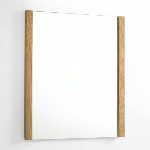 Noe Ruby Dresser Mirror | Natural Brown Oak Veneer | Rectangular 34 x 40
