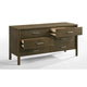 Cid Caro Wide Dresser | 6 Drawers | Wenge Brown Rubberwood BM338539