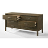 Cid Caro Wide Dresser | 6 Drawers | Wenge Brown Rubberwood BM338539