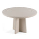 Cid Evie Dining Table | Gray Faux Concrete | Round 47’’ Top BM338541