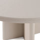 Cid Evie Dining Table | Gray Faux Concrete | Round 47’’ Top BM338541