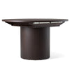 Cid Kimi Extendable Dining Table | Brown Veneer | Round 51-71’’ Top BM338544