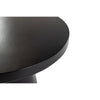 Cid Deso Dining Table | Black Concrete & Tapered Base | Round 43" Top
