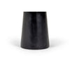 Cid Deso Dining Table | Black Concrete & Tapered Base | Round 43" Top