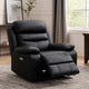 Hanna Power Reclining Chair | USB Port | Black Top Grain Leather BM338547