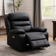 Hanna Power Reclining Chair | USB Port | Black Top Grain Leather