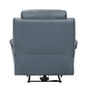 Hanna Power Reclining Chair | Blue Top Grain Leather Cushions | USB BM338553