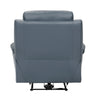 Hanna Power Reclining Chair | Blue Top Grain Leather Cushions | USB
