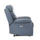 Hanna Power Reclining Chair | Blue Top Grain Leather Cushions | USB