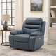 Hanna Power Reclining Chair | Blue Top Grain Leather Cushions | USB