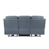 Hanna Power Double Reclining Sofa | Blue Grain Leather | USB | 87’’ BM338557