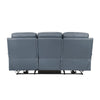 Hanna Power Double Reclining Sofa | Blue Grain Leather | USB | 87’’ BM338557