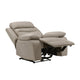 Hanna Power Reclining Chair | Latte Brown Top Grain Leather | USB
