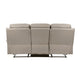 Hanna Manual Double Recliner Sofa | Latte Brown Grain Leather | 87’’ BM338562