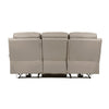 Hanna Power Dual Recliner Sofa | USB | Latte Brown Grain Leather 87’’ BM338563