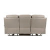 Hanna Power Dual Recliner Sofa | USB | Latte Brown Grain Leather 87’’ BM338563