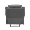Conia Manual Reclining Chair | Dark Gray Top Grain Leather BM338564